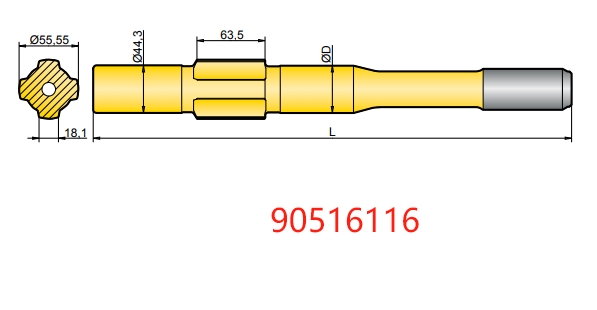 Gardner Denver PR 123 Shank Adapter