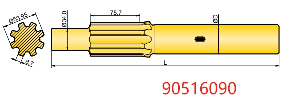 Ingersoll Rand Hydrastar 200 Shank Adapter