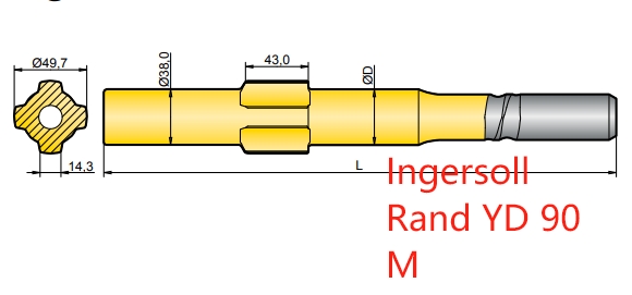 Ingersoll Rand YD 90 M Shank Adapters