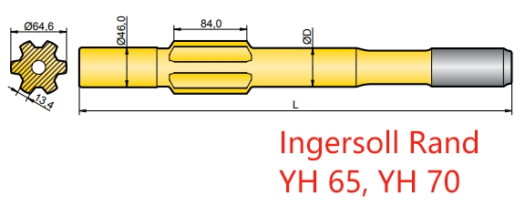 Ingersoll Rand YH 65 & YH 70 Shank Adapters